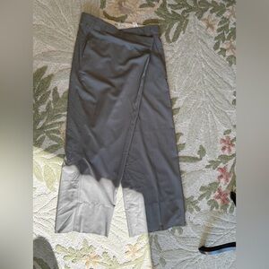 NWOT Zara Wool Ultra-High Waist Wrap-Over Front Wide Leg Trousers ZW Collection